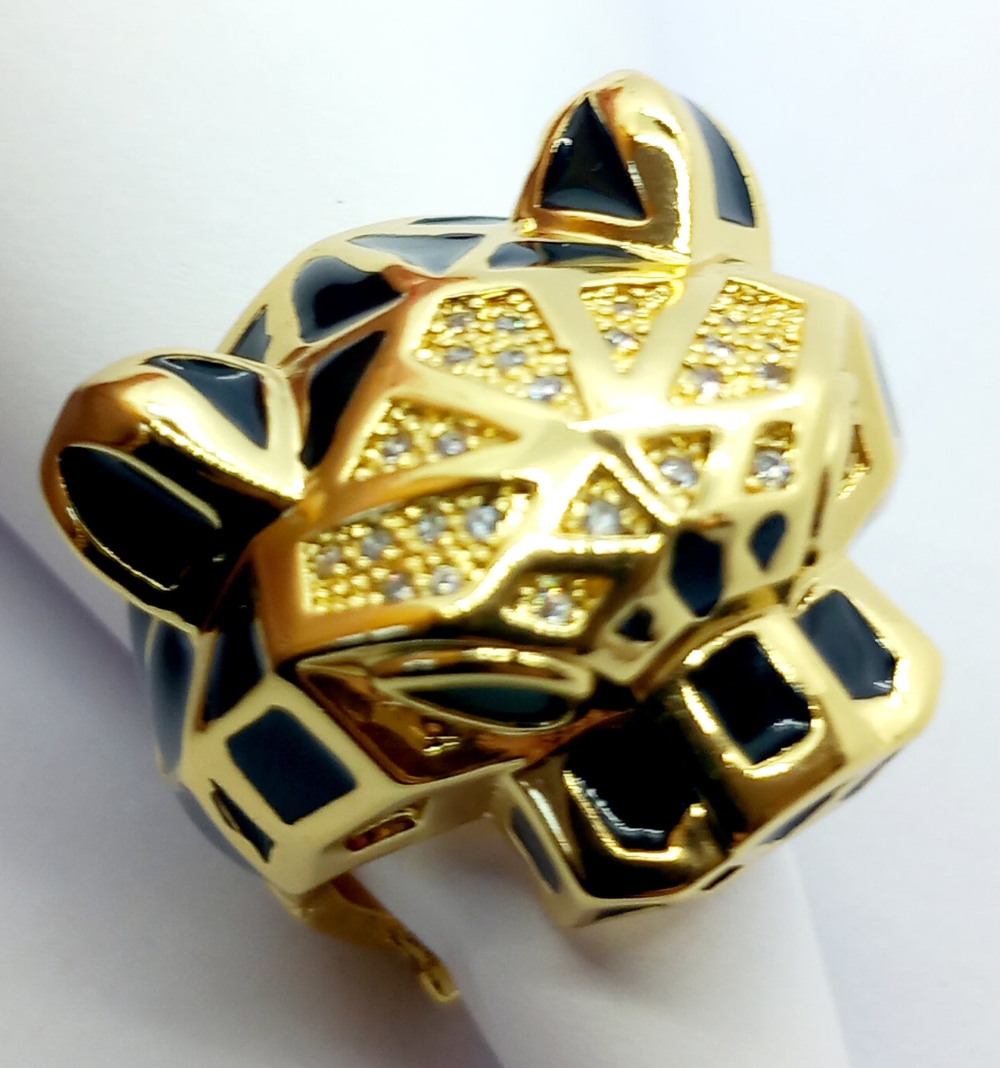 Bague cartierr en acier inoxydable or et noir nouvelle collection