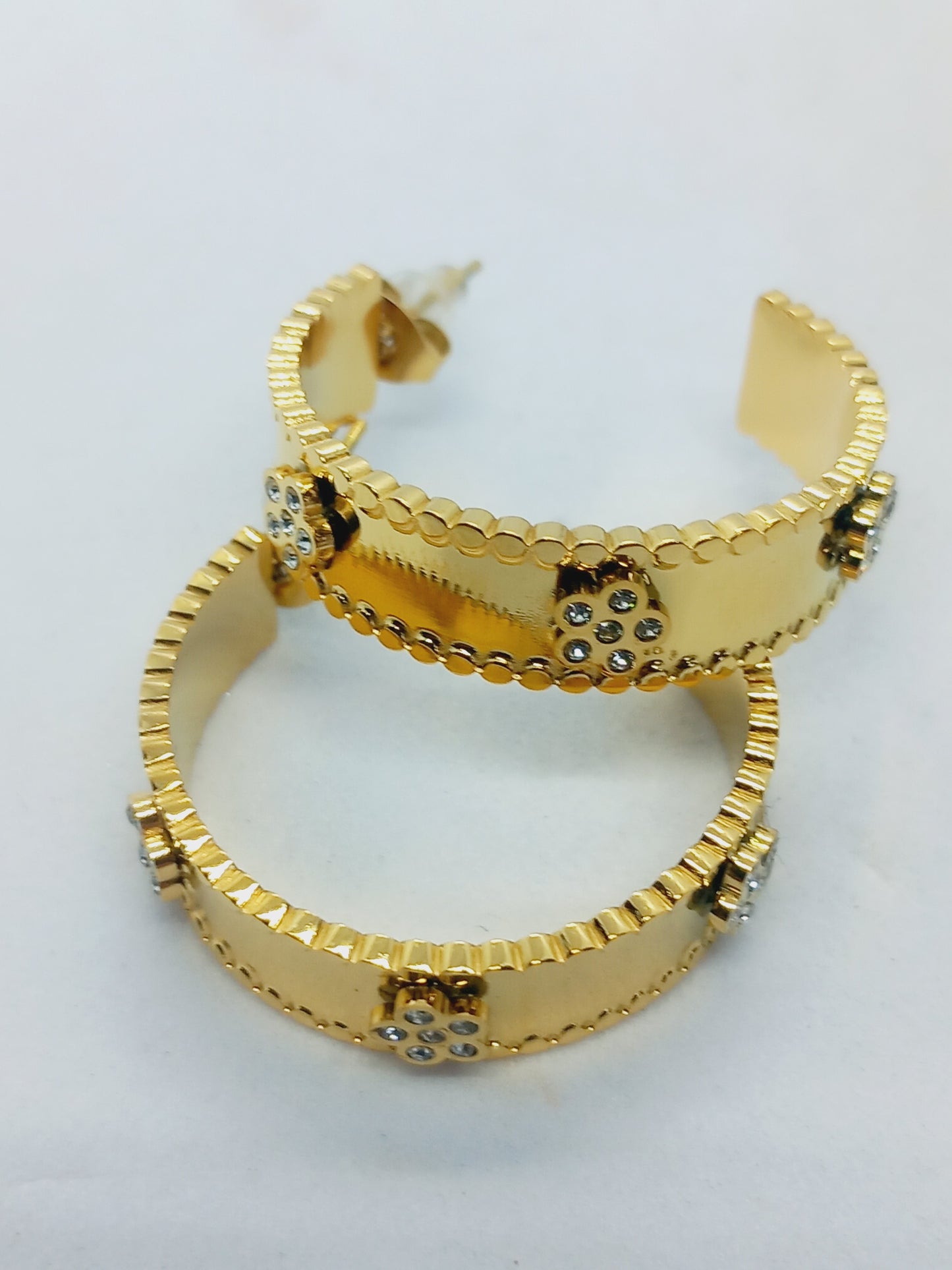 Boucles d'oreilles trèfle stress
