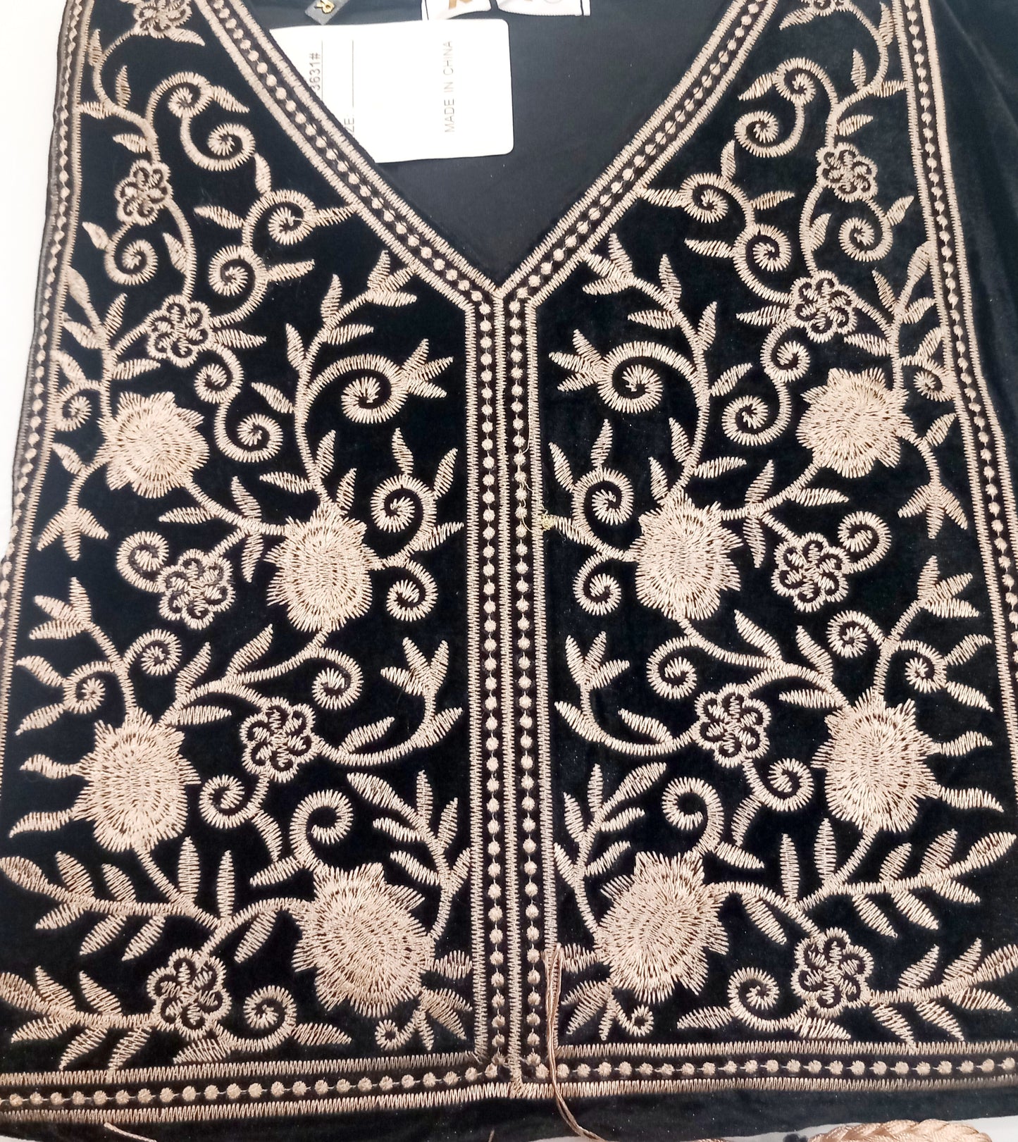 Robe en velours nouvelle collection