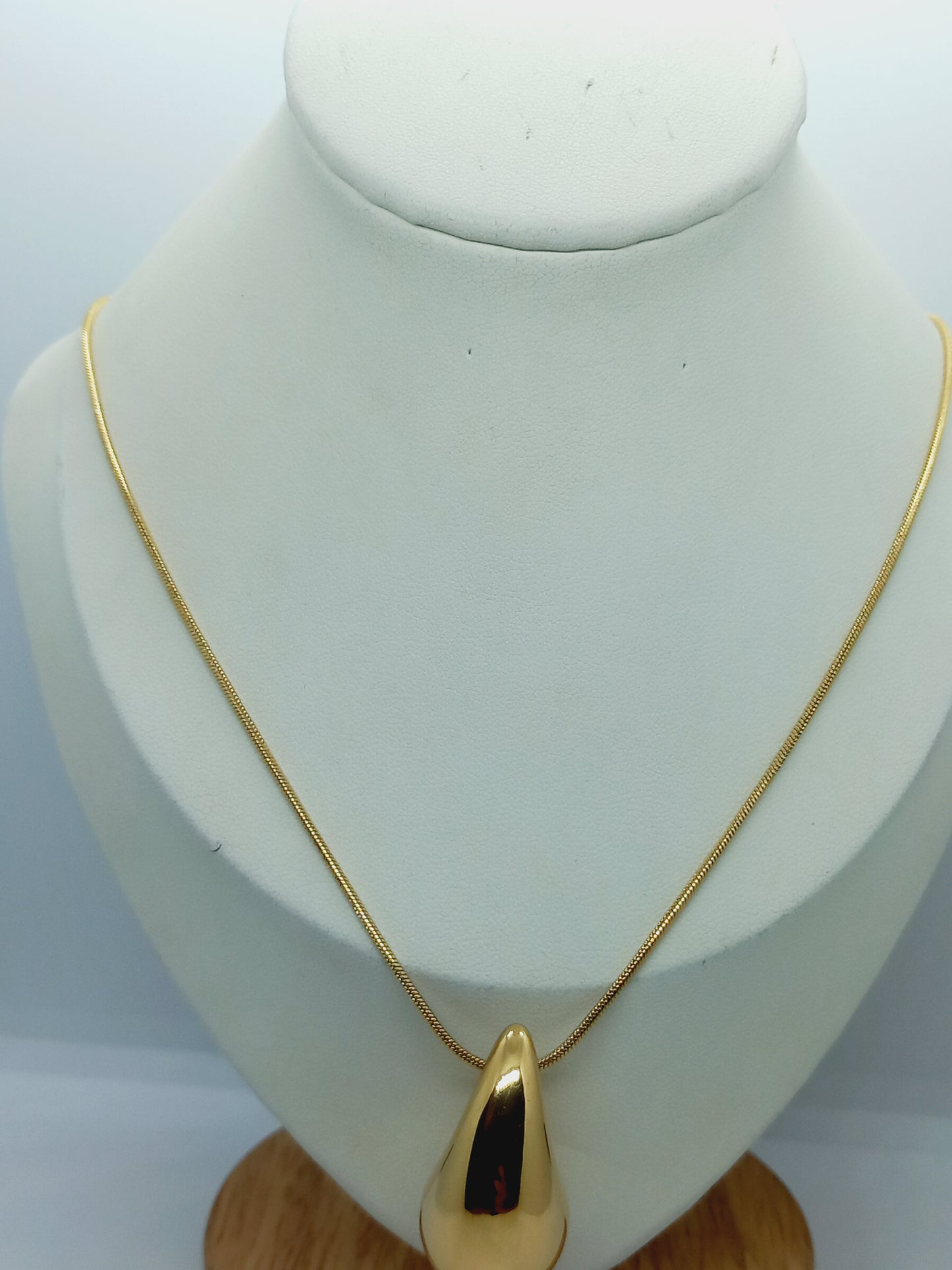 Collier goute d'eau en acier inoxydable