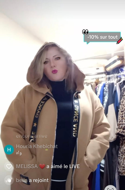 Monteau femme taille standard made en italie