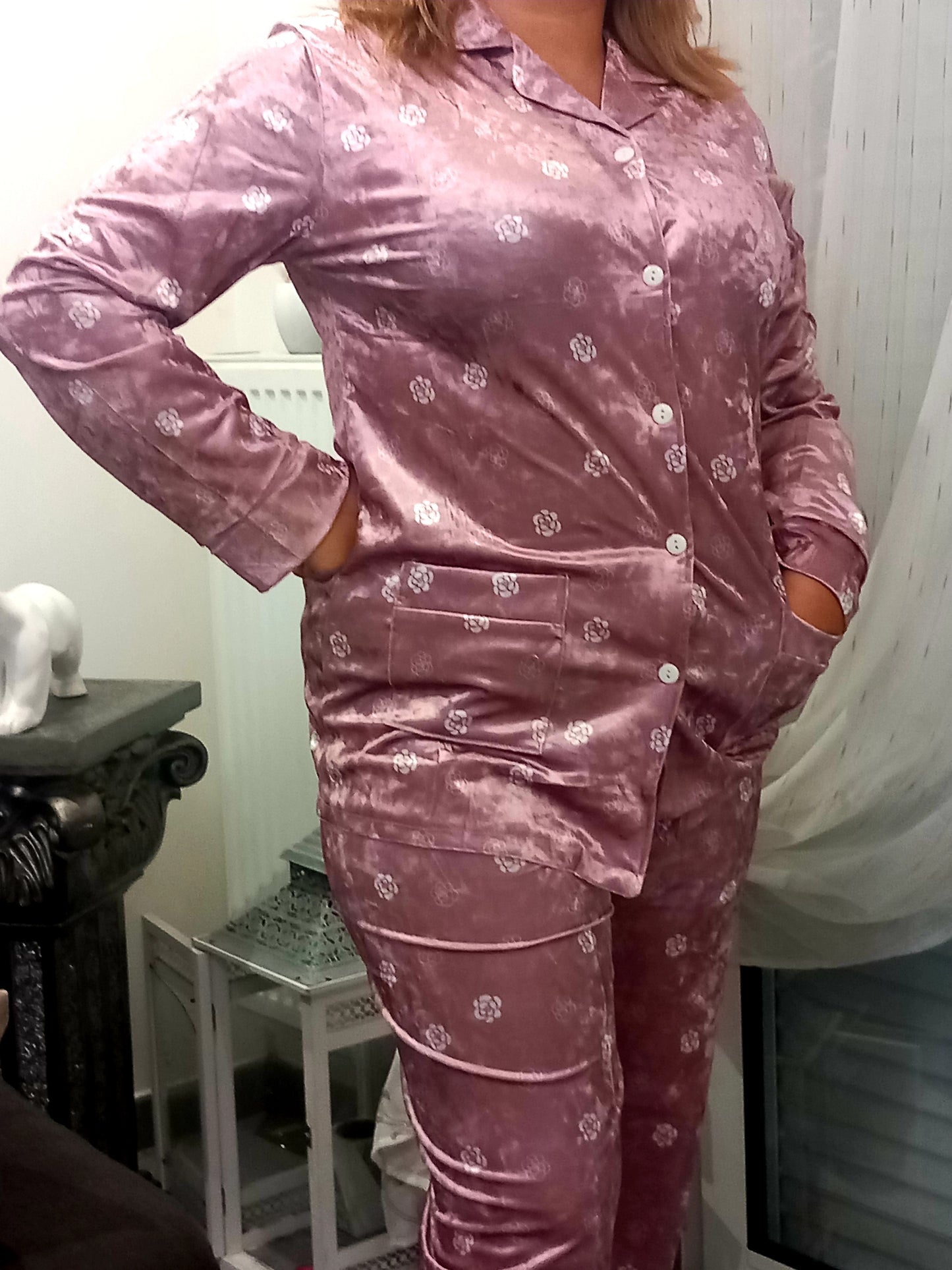Pyjama en velours en très bonne qualité