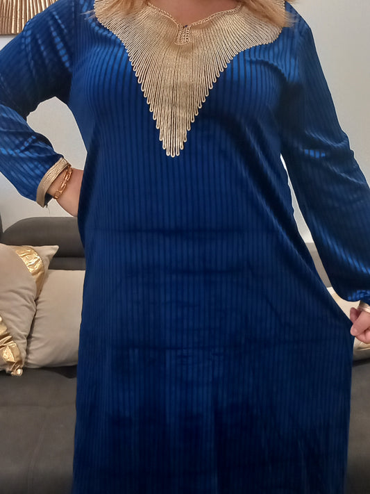 Robe maison orientale nouvelle collection en velour