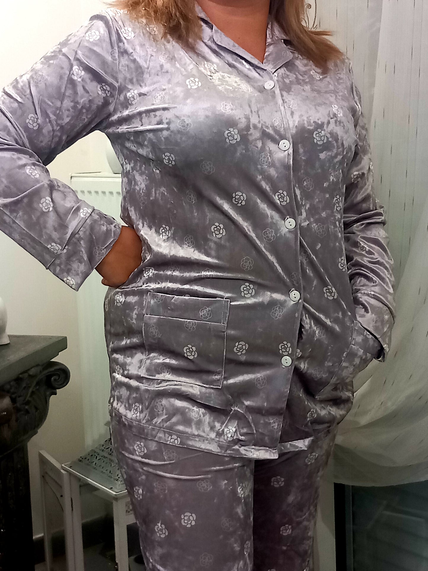 Pyjama en velours en très bonne qualité
