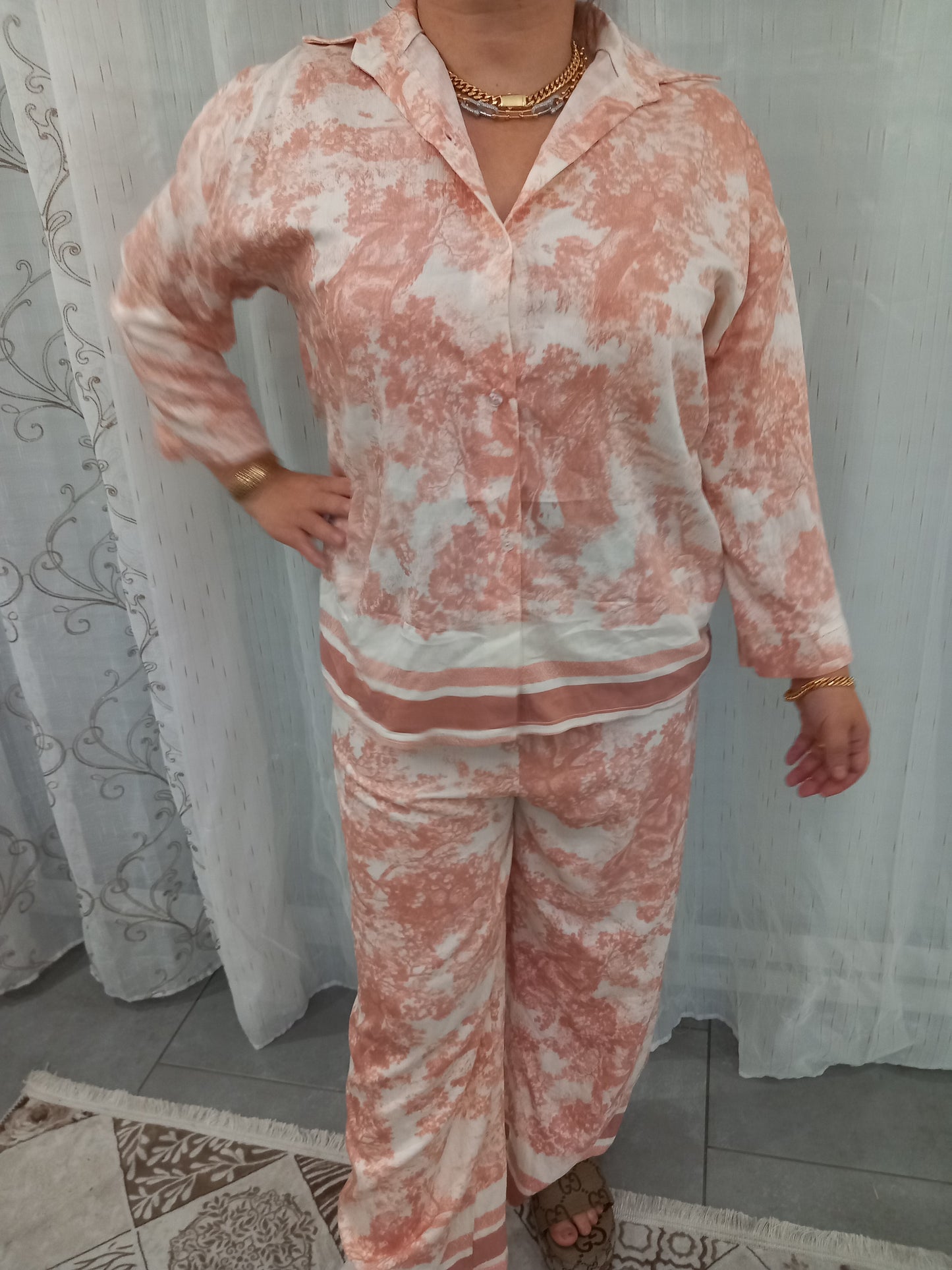 Ensemble diorrrr en coton taille standard made en France