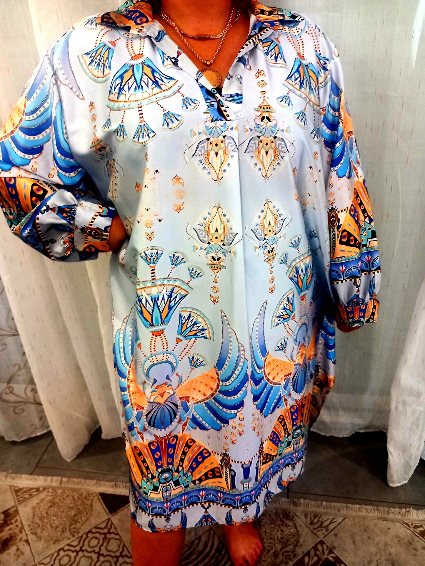 Tunique en sois taille standard