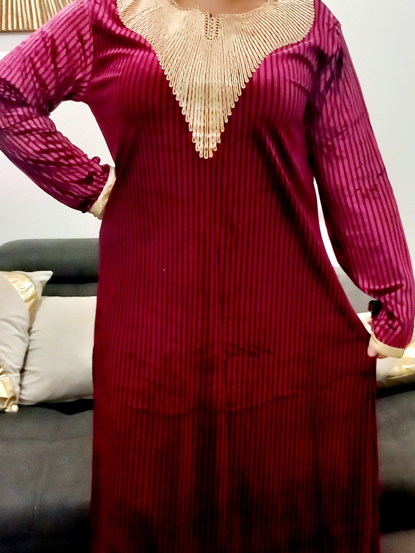 Robe maison orientale nouvelle collection en velour