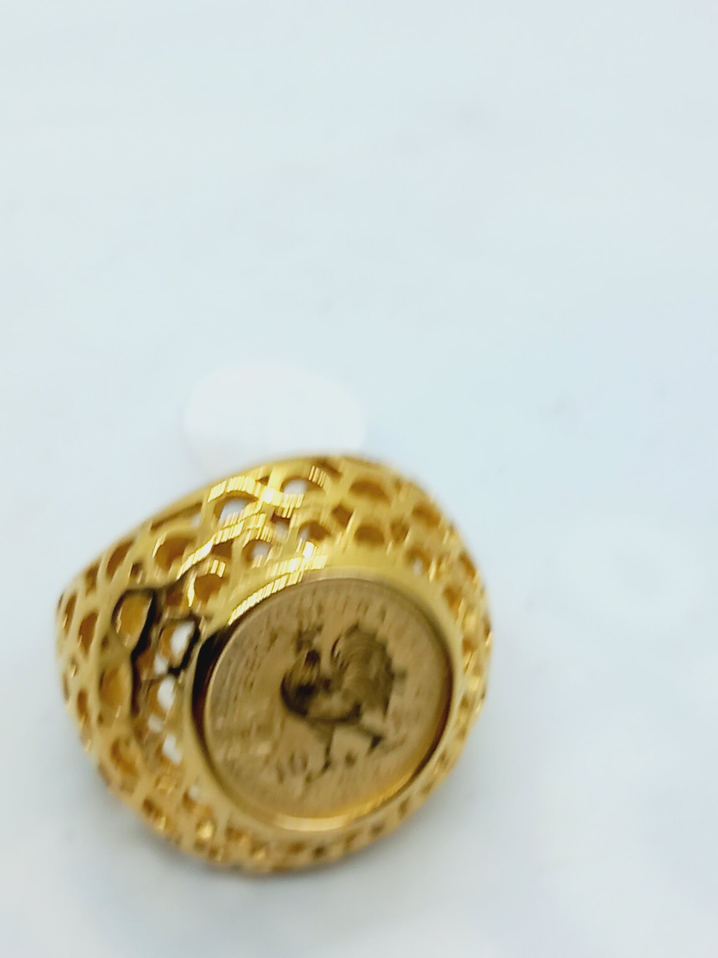 Bague de louiza en acier inoxydable