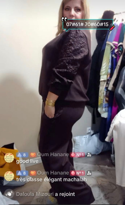 Ensemble avec dentelle nouvelle collection