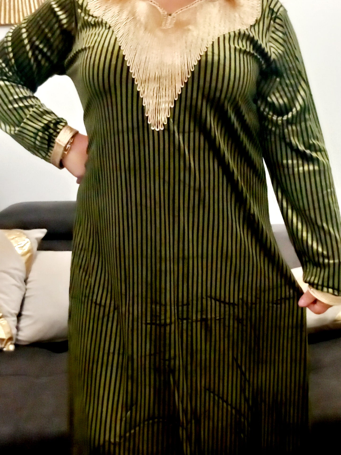Robe maison orientale nouvelle collection en velour