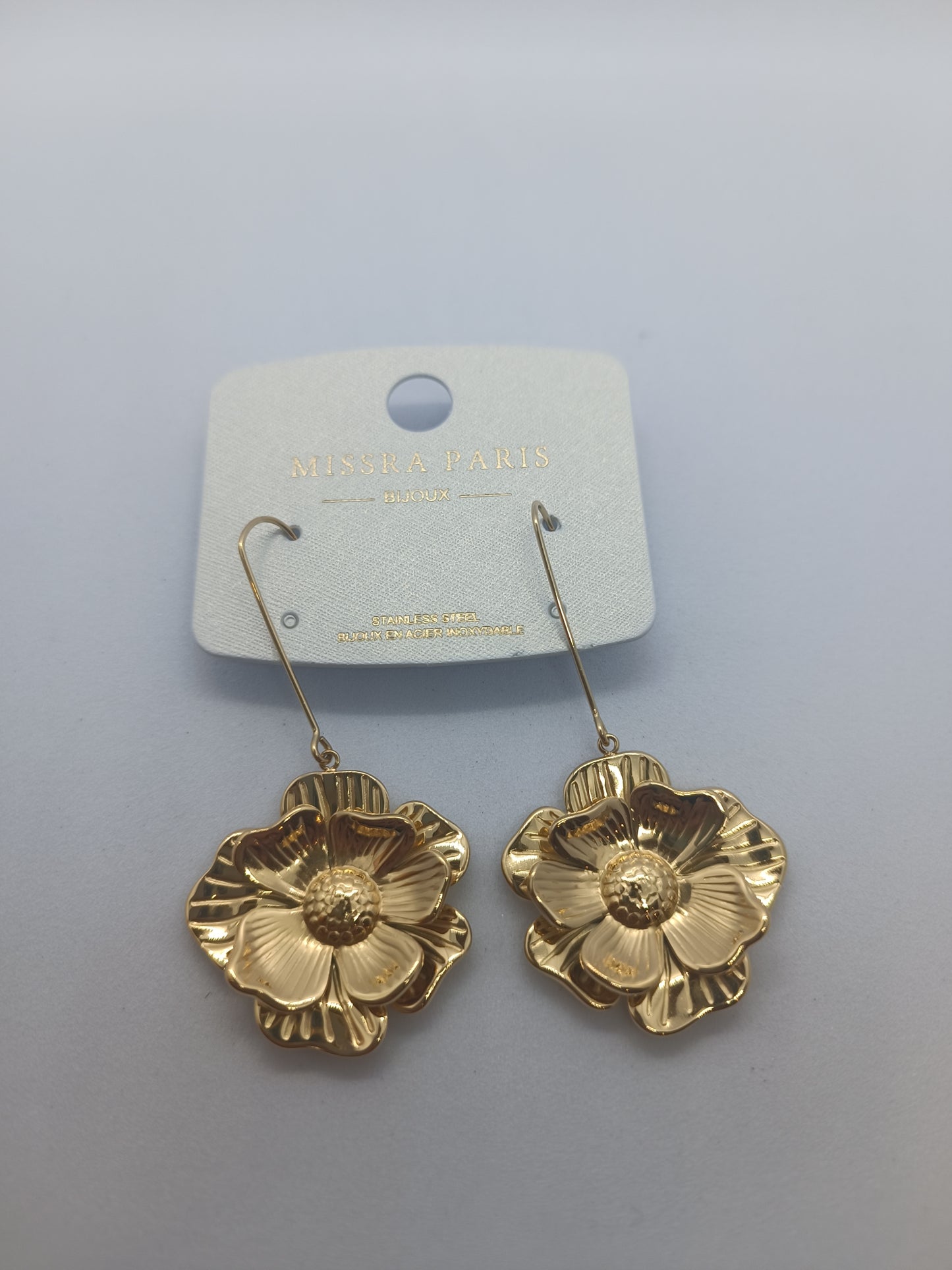 Boucle d'oreille fleur