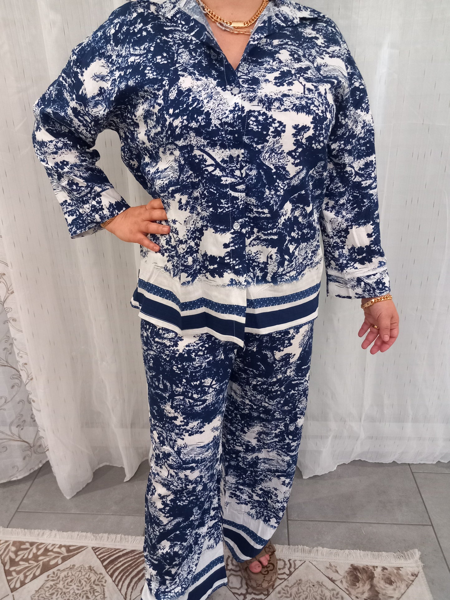 Ensemble diorrrr en coton taille standard made en France