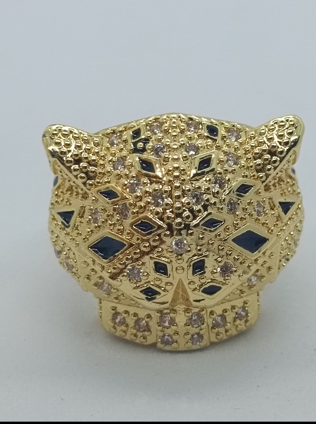 Bague jaguar en acier inoxydable
