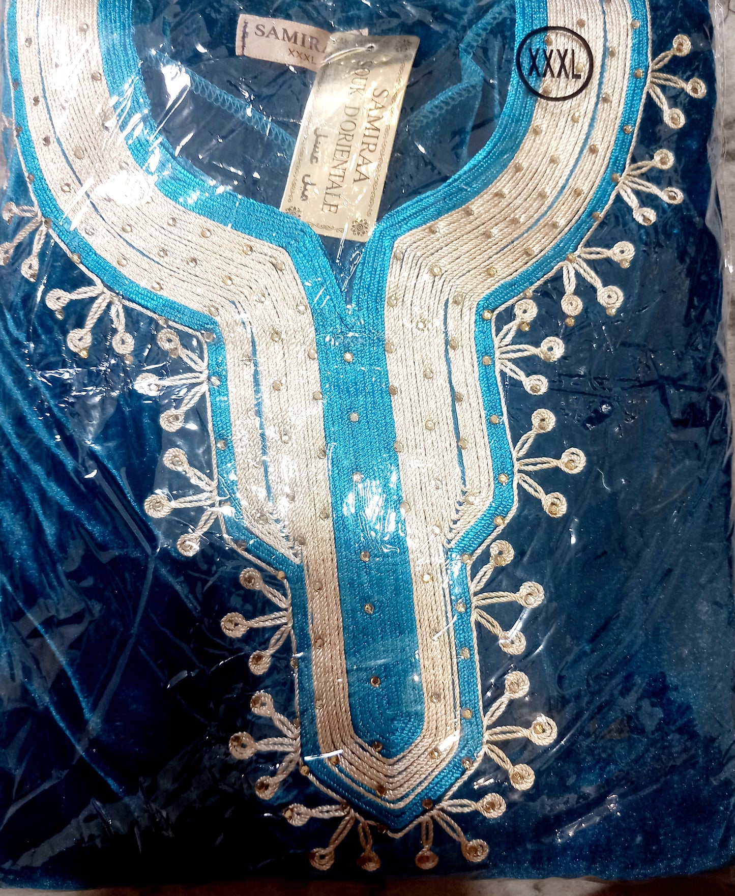 Robe en velours orientale