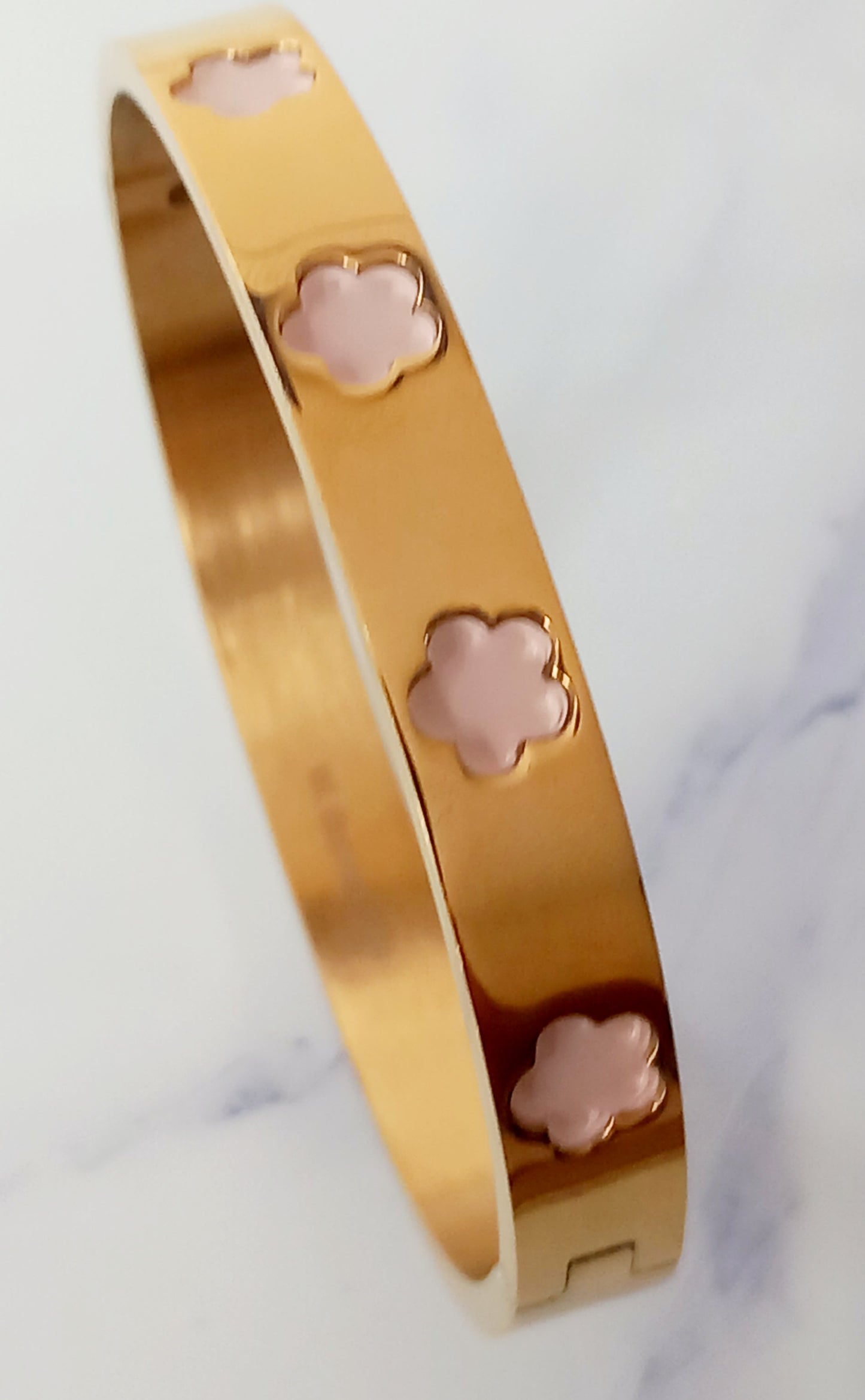 3 bracelet trèfle nouvelle collection en acier