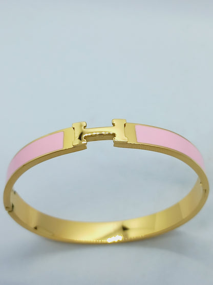 Bracelet H rose nouvelle collection