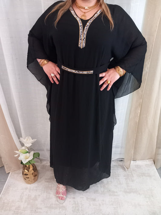 Robe faracha noir taille standard