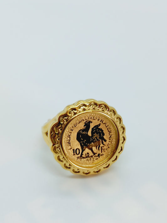 Bague louiza coq très solide