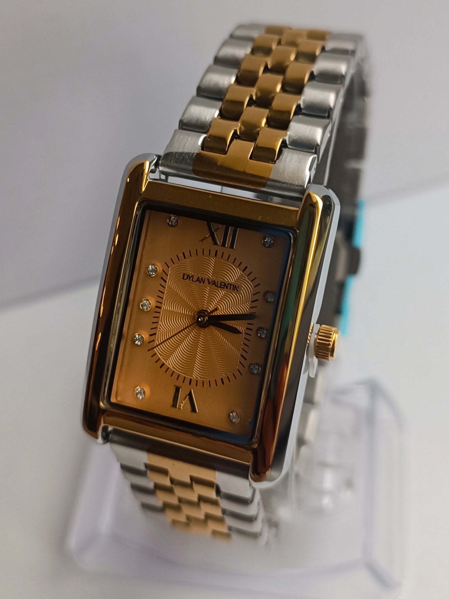 Montre femme carré en acier inoxydable