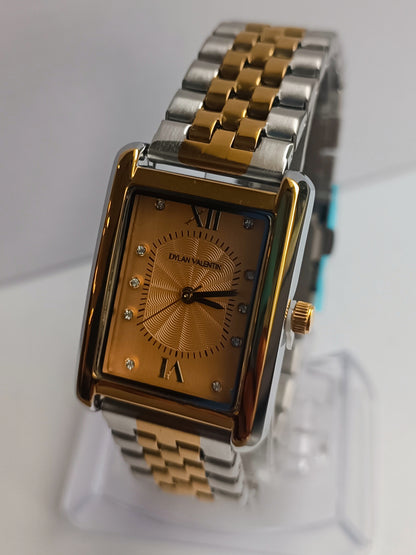 Montre femme carré en acier inoxydable