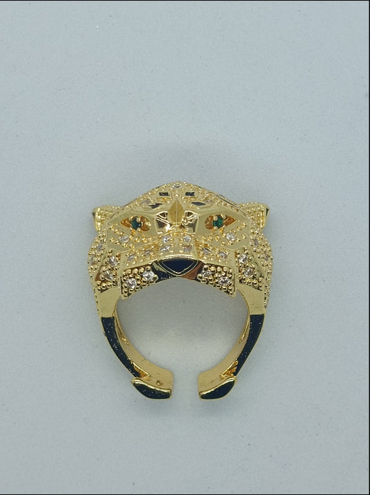 Bague jaguar en acier inoxydable