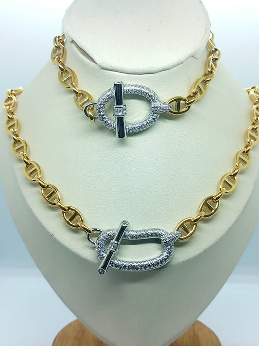 Parure H nouvelle collection deux pièces