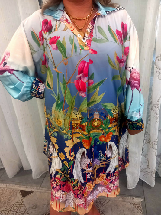 Tunique en sois taille standard