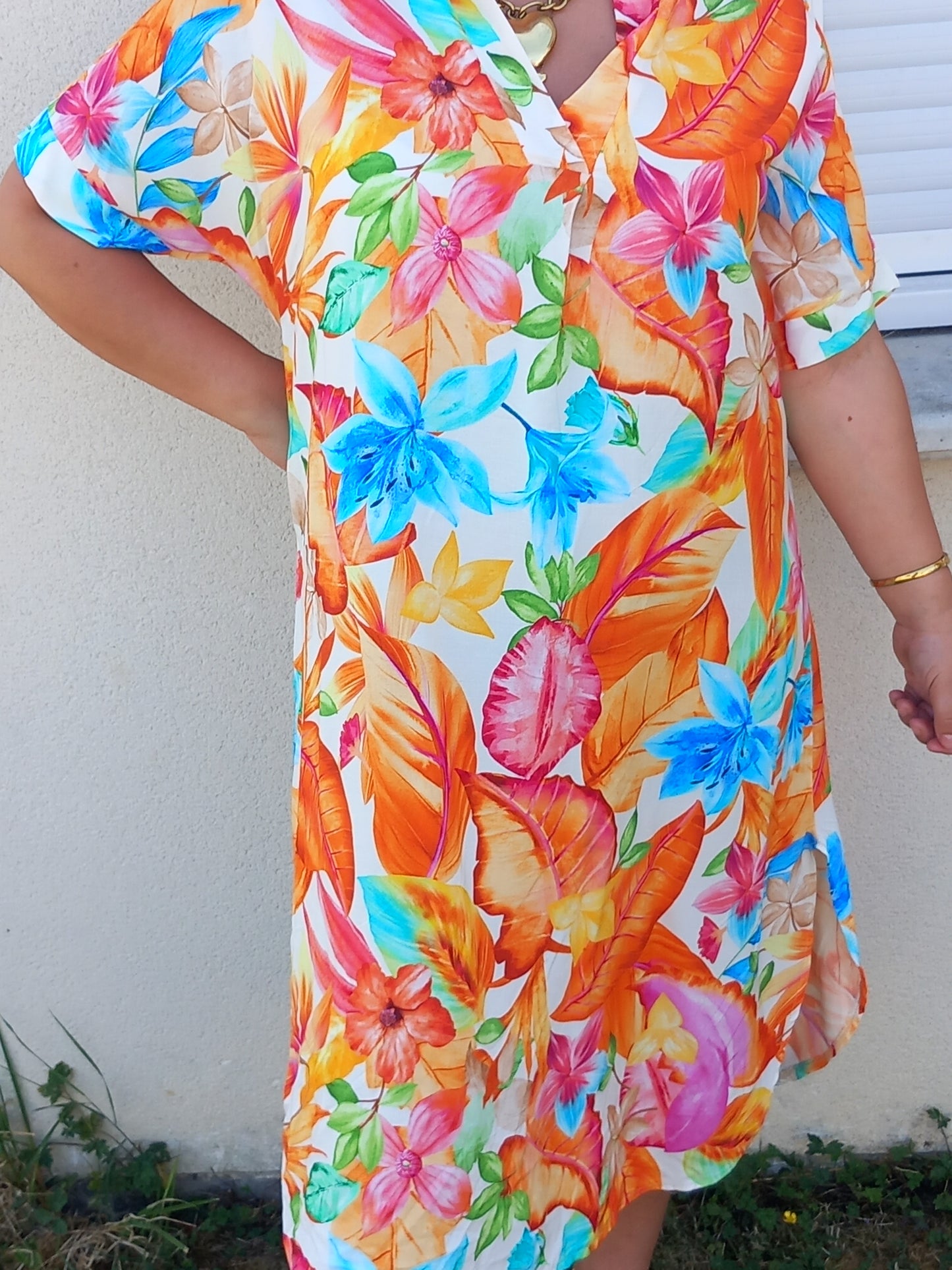 Robe en 100%  viscose made en italie