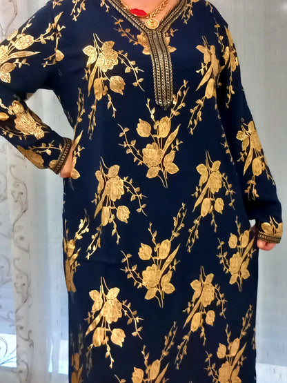 Robe ramadan 2026 à fleurs