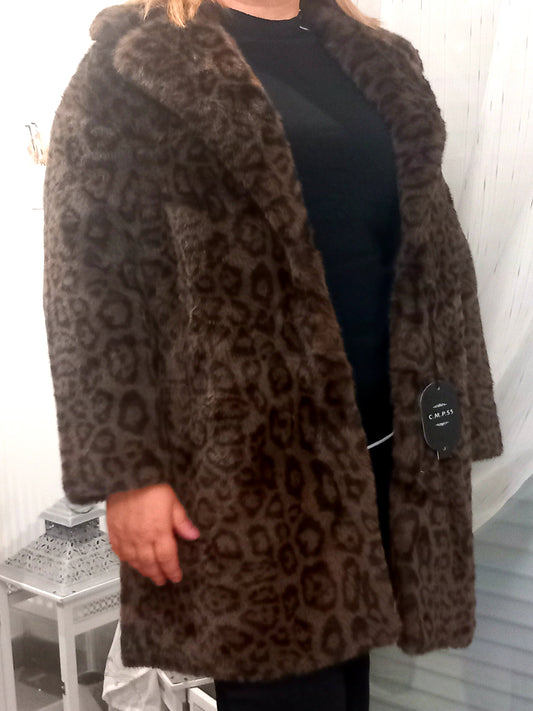 Manteau femme fourrure double face