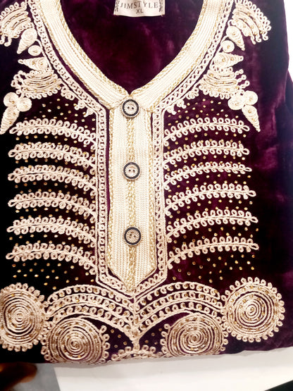 Robe maison velours